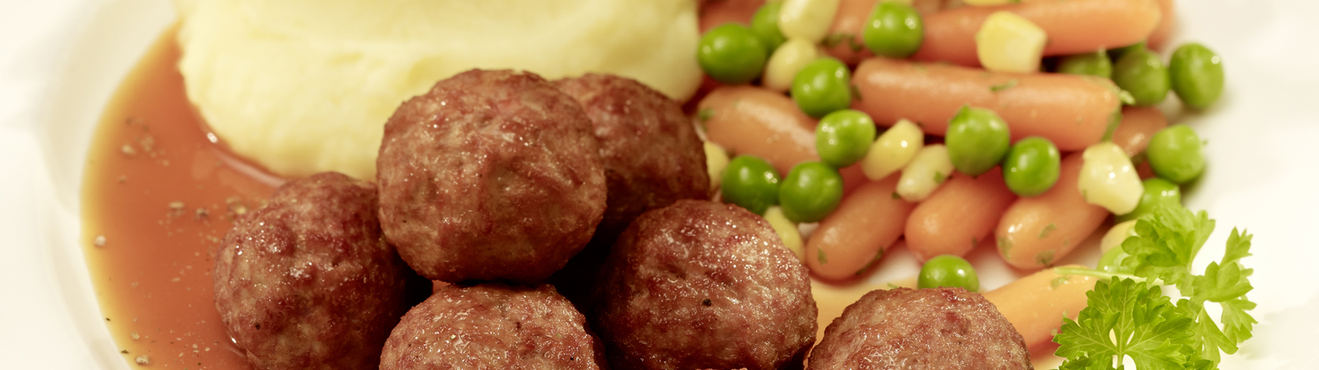 Fleischbällchen mit Erdäpfelpüree