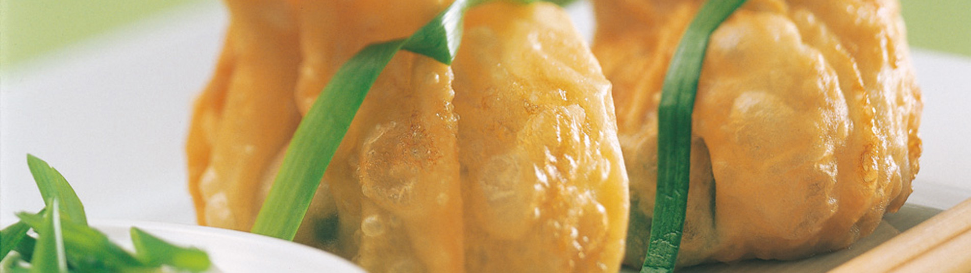 Gefüllte Strudelsäckchen