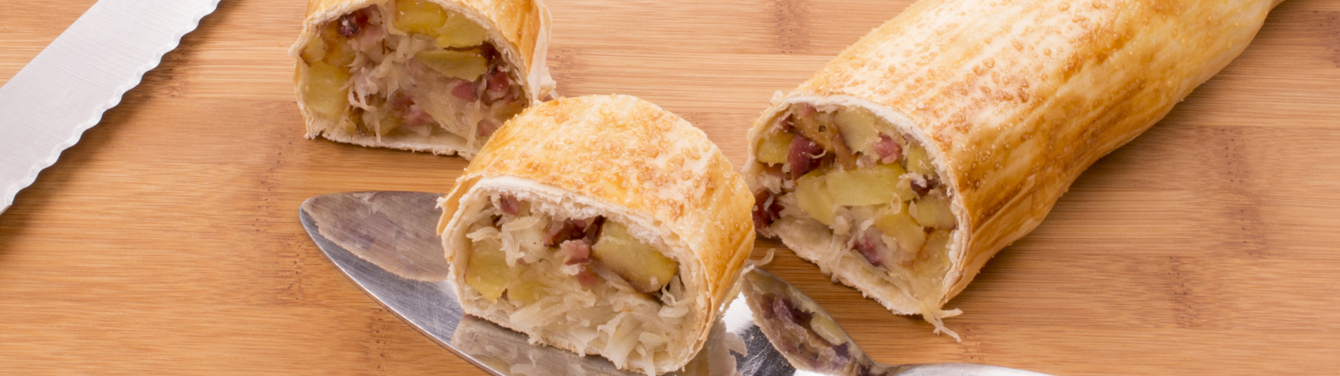 Kraut-Kartoffelstrudel