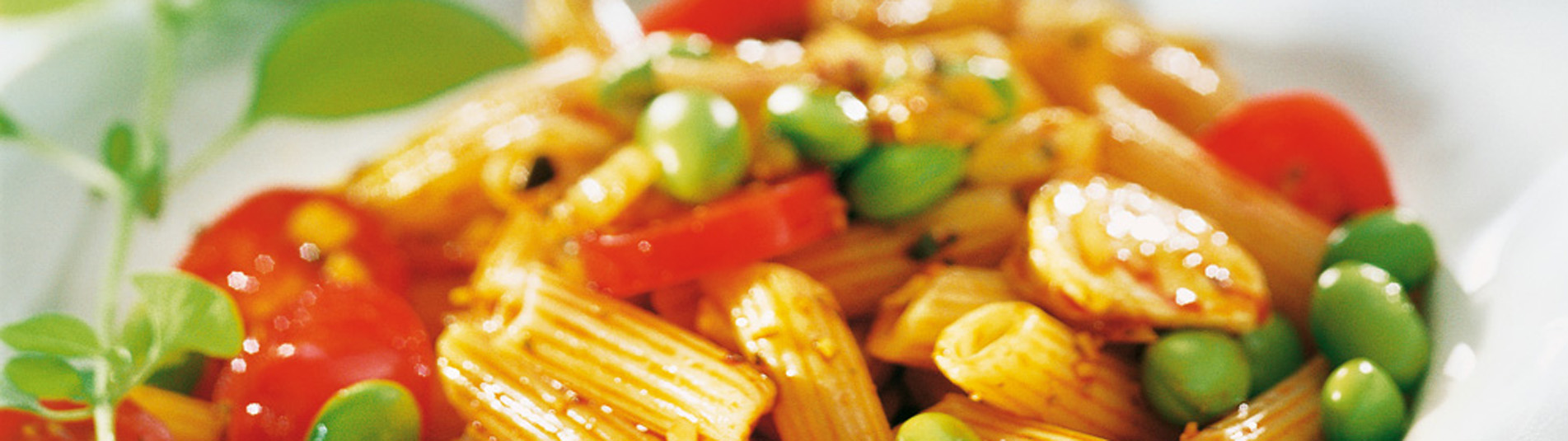 Pasta-Salat mit Sojabohnen