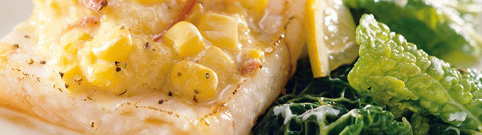 Polar-Dorsch in Maiskruste