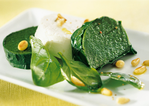 Terrine vom Spinat
